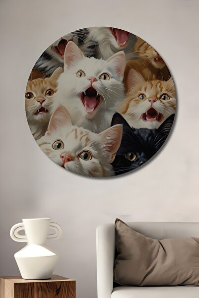 Teona Ahşap Tablou decorativ din lemn cu aspect de pictură în ulei, inspirat ...