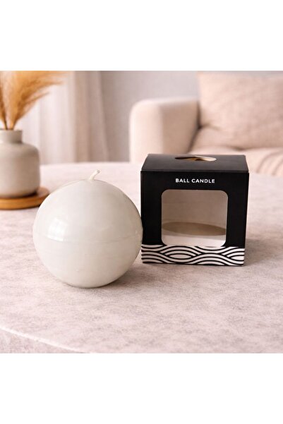Ada candle Dekoratif Özel Tasarım Üst Kalite Top 8cm Mum Hediyelik Bohem Tarz