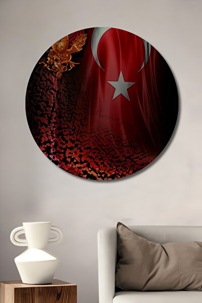 Teona Ahşap Drapelul Turciei, Emblema Otomană, Artă Otomană, Tablou decorativ...