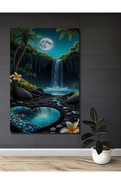 Teona Ahşap Pictură decorativă din lemn cu aspect de pictură în ulei, cu casc...