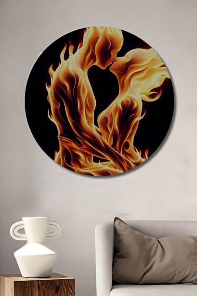 Teona Ahşap Διακοσμητικός ξύλινος πίνακας μοντέρνας τέχνης με εμφάνιση ελαιογ...