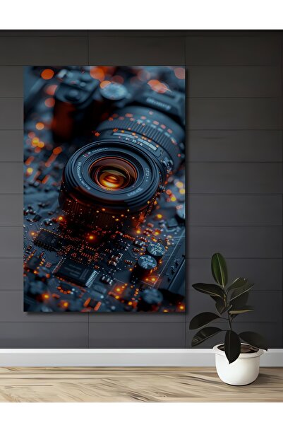 Teona Ahşap Tehnologie Macro Camera Lens Printing Tablou decorativ din lemn