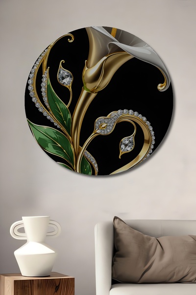 Teona Ahşap Tablou decorativ din lemn cu floare de rândunică, care atrage pri...