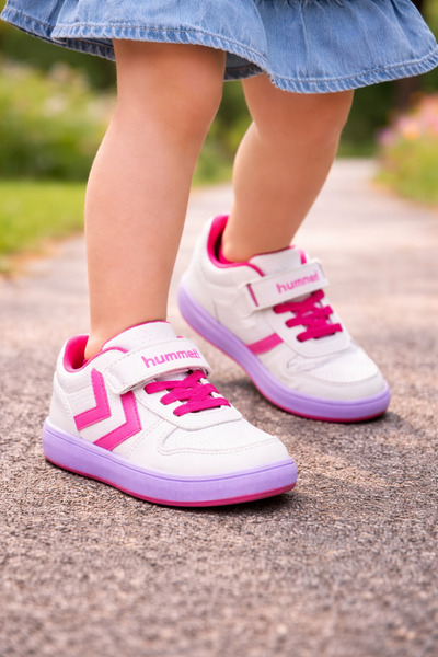 hummel Nidus Jr 900628-3029 White Girl's Shoes