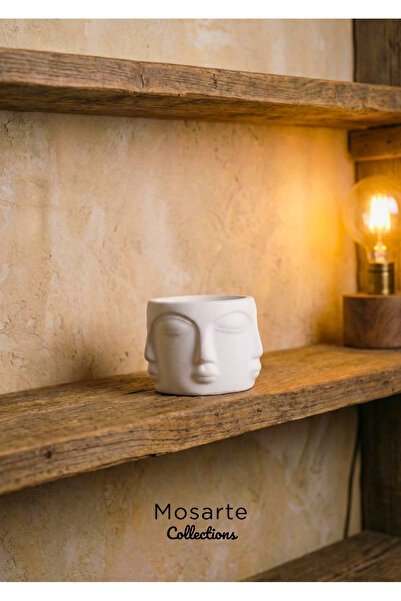 Mosarte Buda Series Minimalist Soyut Yüz Vazo / Heykel – Modern Dekoratif Obj...