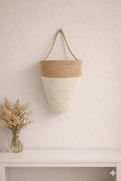 ÖRGÜM Bag Holder Decorative Bag Organizer Basket 30X20 cm