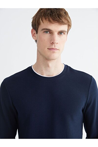 LC Waikiki Tricou cu mânecă lungă LCWAIKIKI Classic Crew Deck pentru bărbați