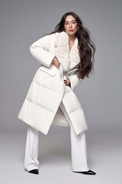 Lufian 122120048 Goose down Women's Coat White
