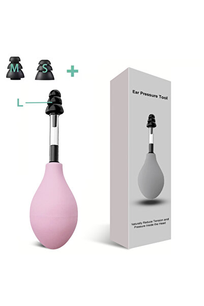 choice2 Pink Ear Pressure Tool Portable Ear Pressure Relief Suction Device Wi...
