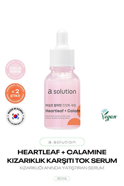 a solution Kızarık ve Sivilceli Ciltleri Anında Yatıştıran Tok Serum Heartlea...