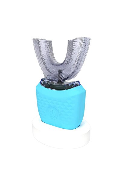 Choice Blue Wireless Charging U-shaped Adult Electric Toothbrush Ultrasonic T...