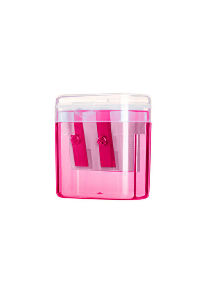 Choice Pink A color random student two-hole pencil sharpener for children's school supplies - a must-have f