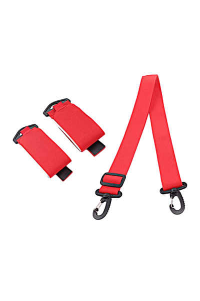 Choice حزام حمل التزلج الأحمر، متين، للرجال والنساء، حزام كتف لحمل ألواح التز...