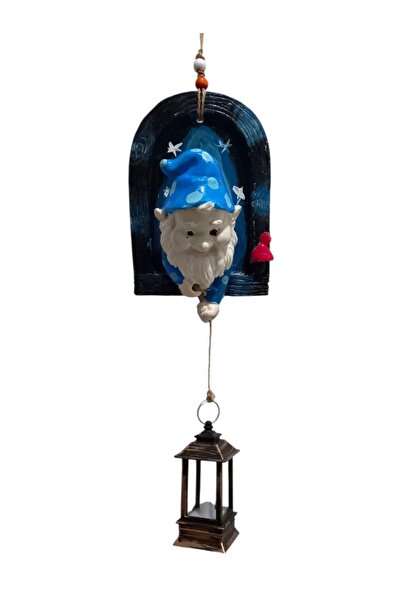 escoines koleksiyon Escoines Dekoratif Fenerli Camdan Sarkan Cüce Bahçe Ağaç ...