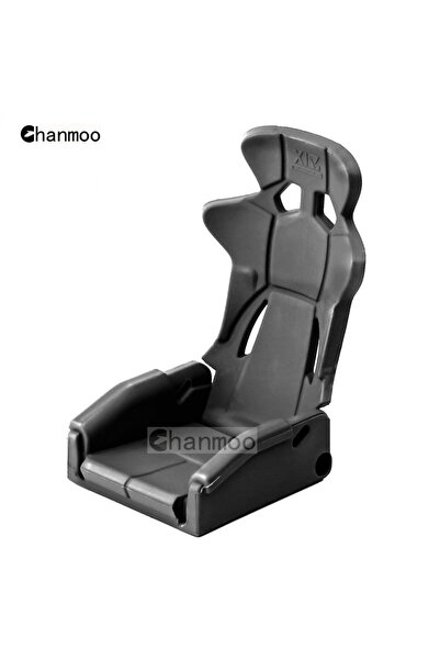 Choice مقعد سيارة محاكاة أسود من Seat B، حزام أمان لتزيين نموذج كرسي سيارة زا...