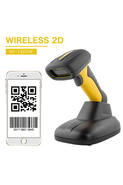 Choice1 1202W Bluetooth 2D NETUM Waterproof Bluetooth 2D Barcode Scanner Port...