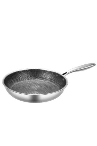 Choice Frying Pan 30cm Stainless Steel Frying Pan Honeycomb Non Stick Frying ...