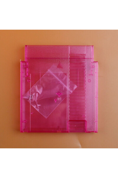 Choice علبة بلاستيكية صلبة شفافة حمراء اللون من JCD، غطاء خرطوشة لجهاز NES، م...