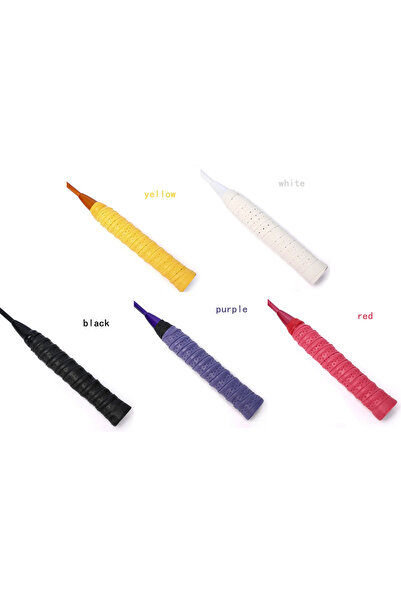 Choice Mix-5pcs 1pc Sweat-Free Anti-Slip Over Grip for Tennis and Badminton Rackets - Secure Your Grip and