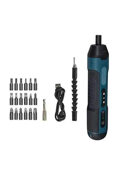 choice2 20 قطعة مفك براغي كهربائي صغير لاسلكي 1300 مللي أمبير في الساعة قابل ...