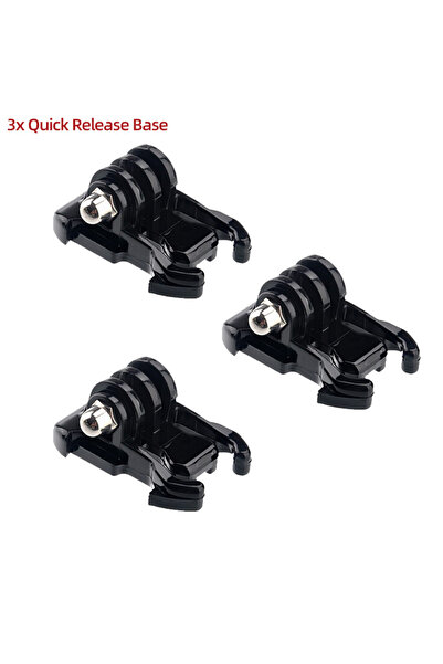 Choice قاعدة تثبيت سريعة الفك باللون الأحمر لكاميرات GoPro Hero 13 و12 و11 و1...