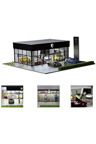 Choice6 710034 G FANS 1:64 Scale Diecast Model Car Display Case Garage Displa...