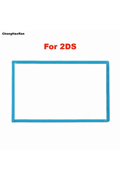 Choice غطاء شاشة LCD علوي ملون بلون أزرق سماوي، قطعة واحدة، لجهاز 2DS، غطاء ب...