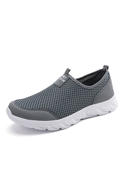 Choice 46 GRAY 2023 Lightweight Men Casual Shoes Breathable Slip on Male Casual Sneakers Anti-slip Men's Fl
