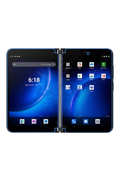 Choice واقي شاشة ثنائي 2، قطعتان، مقاوم للانفجار، لجهاز Surface Duo Duo2، شاشة عالية الدقة وشفافة، يسار A