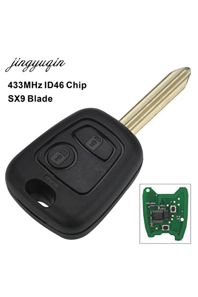Choice jingyuqin Remote Control Car Key 433MHz ID46 Chip For Citroen Saxo Picasso Xsara Berlingo SX9 Bla...