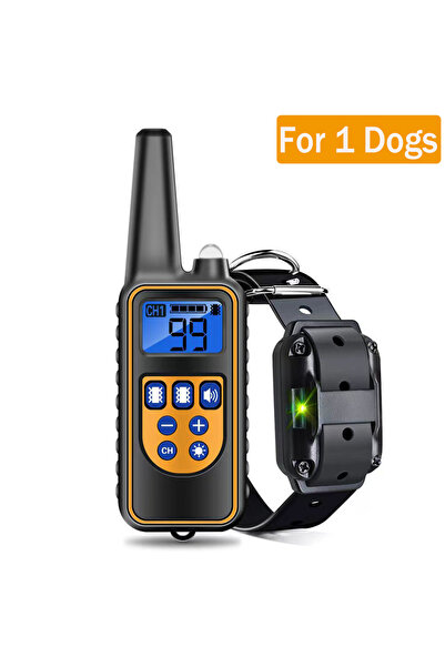 Choice For 1 Dog Electric Dog Training Collar Waterproof Dog Bark Collar Pet ...
