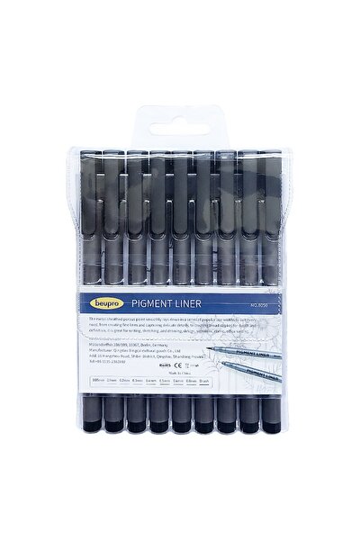 Choice مجموعة واحدة من 9 قطع من أقلام التحديد الصبغية الدقيقة بالحبر للرسم وا...