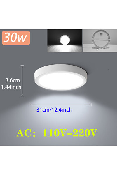 Choice5 1PCS 110V-220V Cold White White Round 30W Modern Led Ceiling Lamps 15...