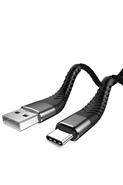 Choice كابل شحن سريع USB من النوع C أسود بطول 3 أمتار وقوة 3 أمبير لشاحن S23 ...