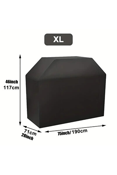 Choice 190x71x117cm BBQ Grill Barbeque Cover 6 Size Anti-Dust Waterproof Webe...