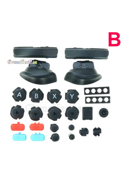 Choice مجموعة واحدة بديلة لأزرار لوحة التحكم ABXY و SL و SR لجهاز نينتندو سويتش NS Joy-Con.