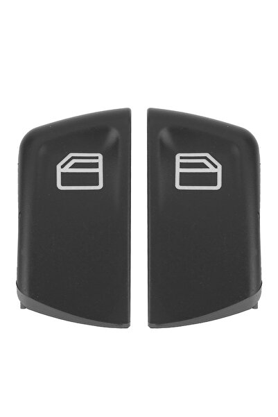 Choice black 2pcs Car Window Switch Button Covers for Mercedes Vito Viano W639 Sprinter II 906 2003‑2013 80