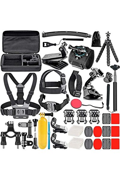 Choice مجموعة ملحقات كاميرا الحركة 50 في 1 لكاميرات GoPro Hero 12 و11 و10 و9 و8 و7 و6 و5 و4 Max Mount وSession وYI و4K وSJCA