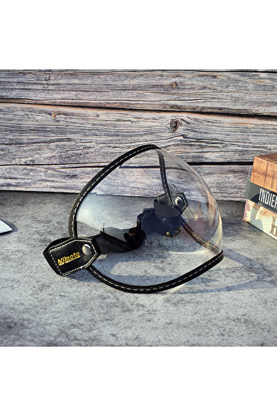 Choice Clear Universal Sun Visors For Motorcycle Helmet Open Face 3/4 Helmet Bubble Visor Anti-UV Motorbike