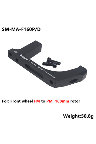 Choice محول فرامل قرصية للدراجات الهوائية F160 HEPPE، من التثبيت المسطح إلى ا...