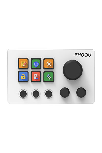 Choice لوحة مفاتيح Mirabox N3 Streamdeck بيضاء، شاشة قابلة للتخصيص، لوحة مفات...