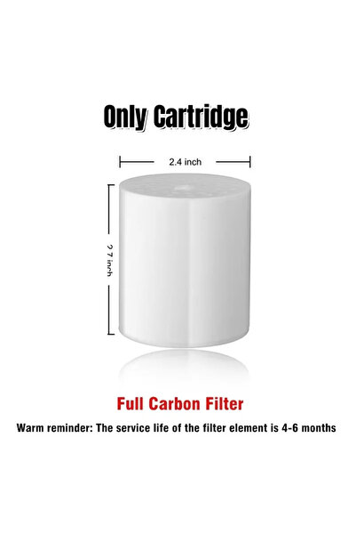 Choice5 فلتر كربوني كامل، 15/20 مرحلة، فلتر عالي التدفق لرأس الدش، مناسب للمي...