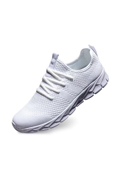 Choice 42 F33 white Men's shoes Four Seasons new plus size Flying weaving Lig...