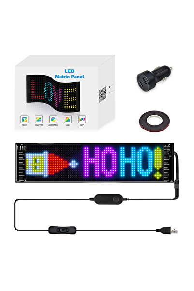 Choice لوحة بكسل مصفوفة LED مكونة من 16 × 64 مصباح LED، مقاس 9 × 37 سم، تعمل ...