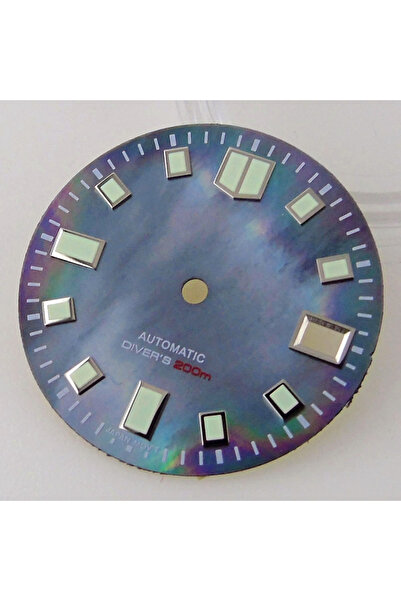 Choice ساعة سوداء مقاس 29 مم، مينا من عرق اللؤلؤ باللونين الأسود والأبيض، ناف...