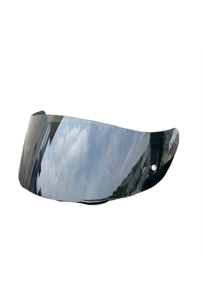 Choice واقي وجه أسود فاتح K1 لخوذات AGV K5 K5S K1S K3SV، واقي وجه مطلي بالكهرباء ومحمي من الأشعة فوق البنفسجية