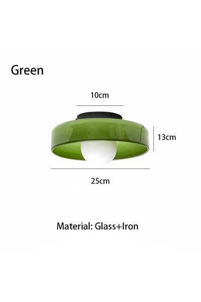 Choice green ModernVintage Glass Ceiling Light Hallway Hallway Balcony Kitchen Hallway Light Bedroom Ceilin