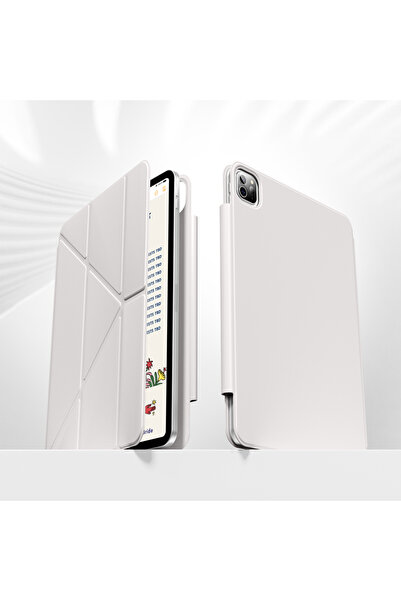 Choice جراب ZOYU رمادي مغناطيسي لجهاز iPad Pro 11 و13 بوصة، مقاس 12.9 بوصة (2020-2022)، متوافق مع iPad Pro 12.9 وiPad Air 11 وiPad Air 4/5