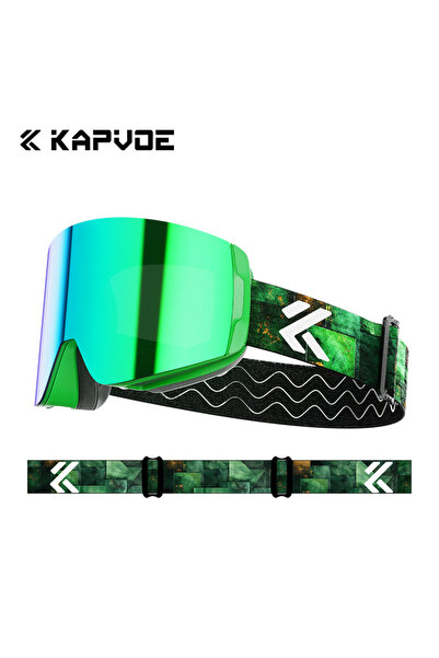 KAPVOE Color-17 Photochromic Ski Goggles Magnetic Anti-Fog Lenses UV400 Protection Men Women Ski Gog