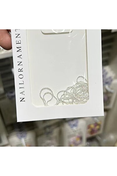 Choice سلسلة تزيين الأظافر الماسية بطول 50 سم، دلايات أظافر ملونة، إكسسوارات ...